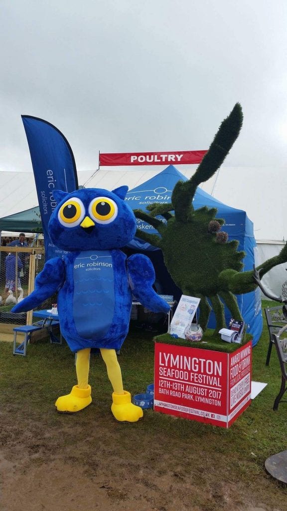Eric Robinson Solicitors Launches ‘Name the Festival Crab’ At New Forest Show